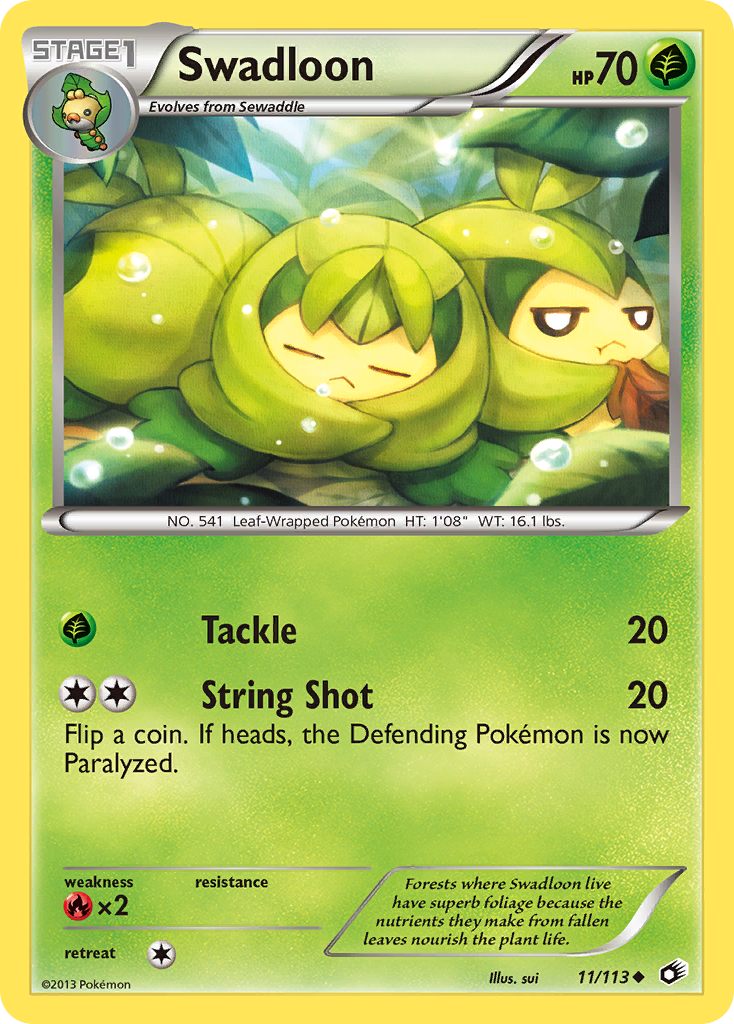 Swadloon (11/113) [Black & White: Legendary Treasures] - Comfy Hobbies