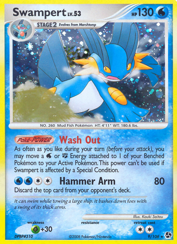 Swampert (9/106) [Diamond & Pearl: Great Encounters] - Comfy Hobbies