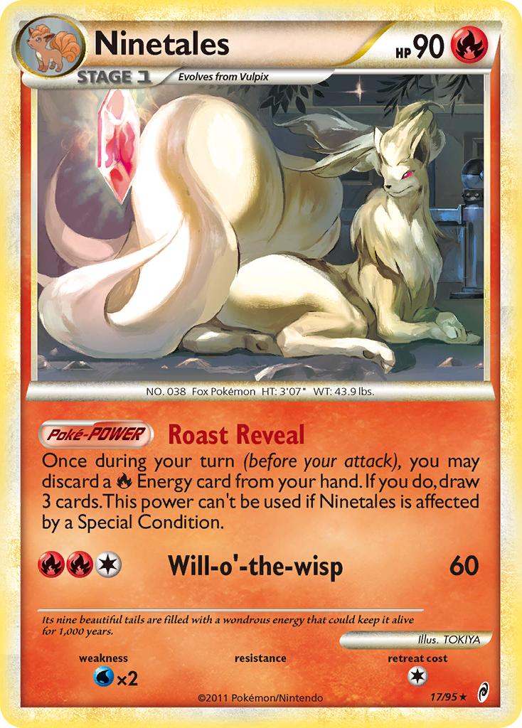 Ninetales (17/95) [HeartGold & SoulSilver: Call of Legends] - Comfy Hobbies
