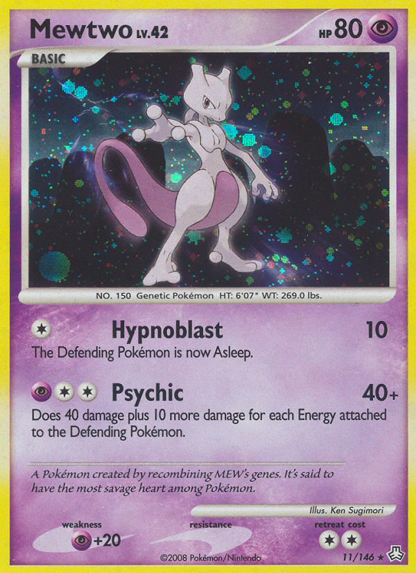 Mewtwo (11/146) [Diamond & Pearl: Legends Awakened] - Comfy Hobbies