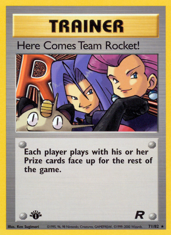Here Comes Team Rocket! (71/82) [Team Rocket 1st Edition] - Comfy Hobbies