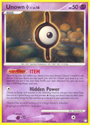 Unown I (37/123) [Diamond & Pearl: Mysterious Treasures] - Comfy Hobbies