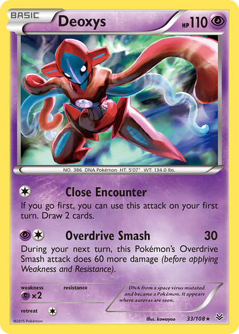 Deoxys (33/108) [XY: Roaring Skies] - Comfy Hobbies