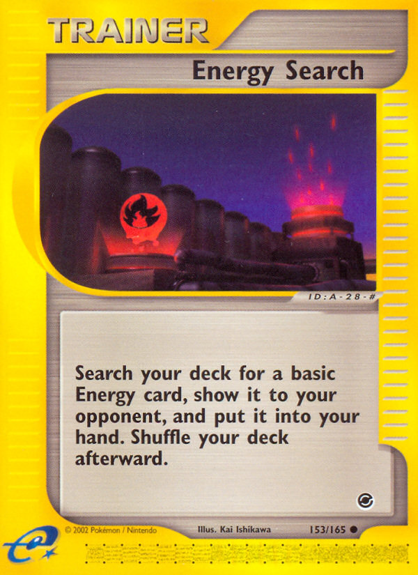Energy Search (153/165) [Expedition: Base Set] - Comfy Hobbies