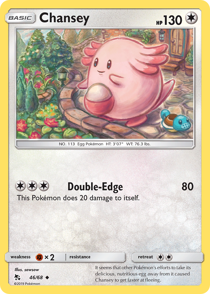 Chansey (46/68) [Sun & Moon: Hidden Fates] - Comfy Hobbies