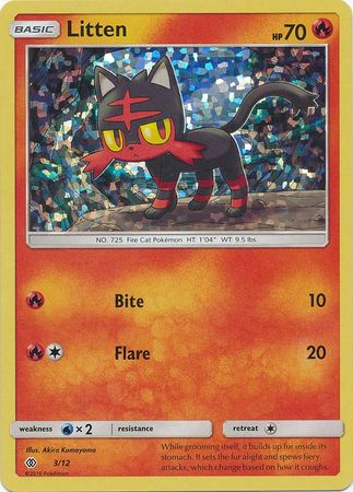 Litten (3/12) [McDonald's Promos: 2017 Collection] - Comfy Hobbies