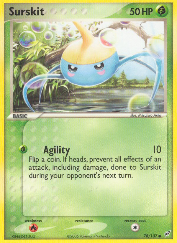 Surskit (78/107) [EX: Deoxys] - Comfy Hobbies