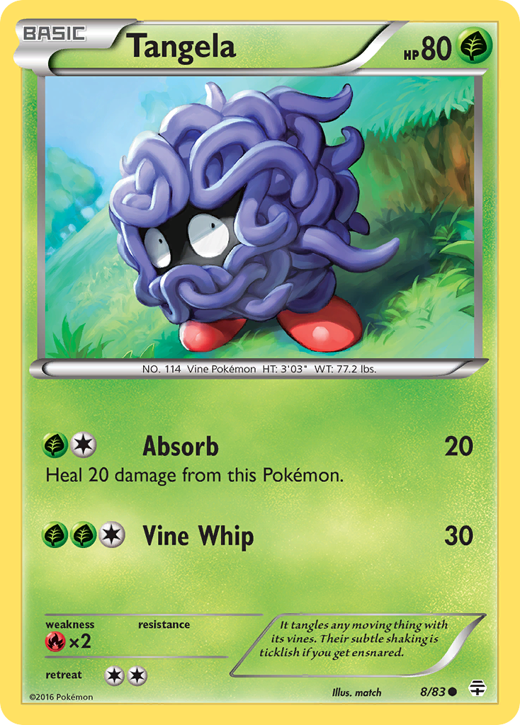 Tangela (8/83) [XY: Generations] - Comfy Hobbies