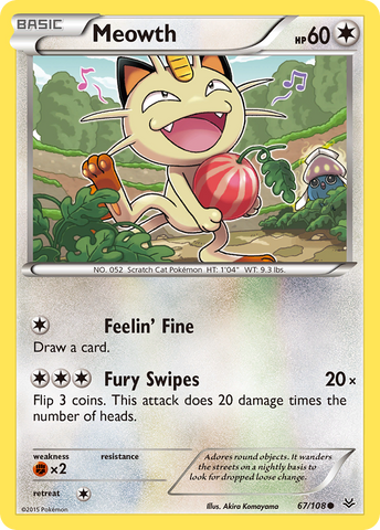 Meowth (67/108) [XY: Roaring Skies] - Comfy Hobbies