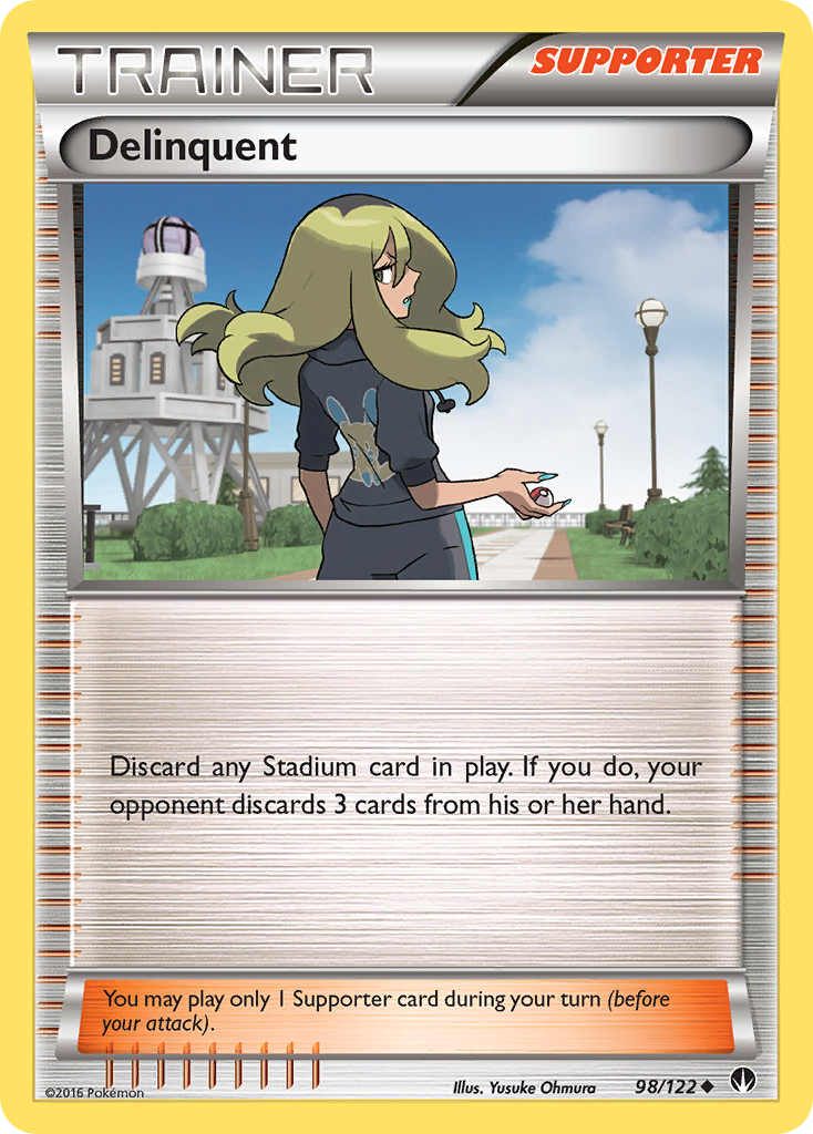 Delinquent (98/122) [XY: BREAKpoint] - Comfy Hobbies