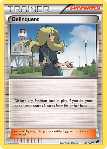 Delinquent (98/122) [XY: BREAKpoint] - Comfy Hobbies