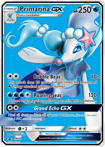 Primarina GX (SM39) [Sun & Moon: Black Star Promos] - Comfy Hobbies