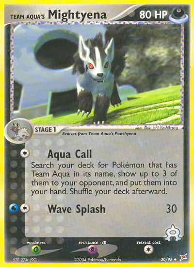 Team Aqua's Mightyena (30/95) [EX: Team Magma vs Team Aqua] - Comfy Hobbies