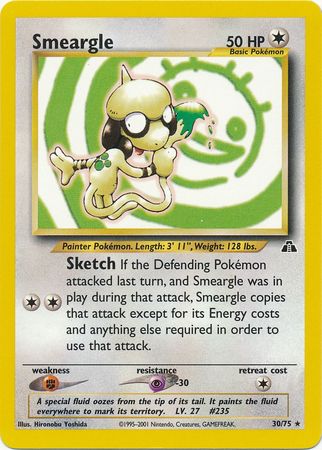 Smeargle (30/75) [Neo Discovery Unlimited] - Comfy Hobbies