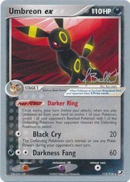 Umbreon ex (112/115) (Eeveelutions - Jimmy Ballard) [World Championships 2006] - Comfy Hobbies