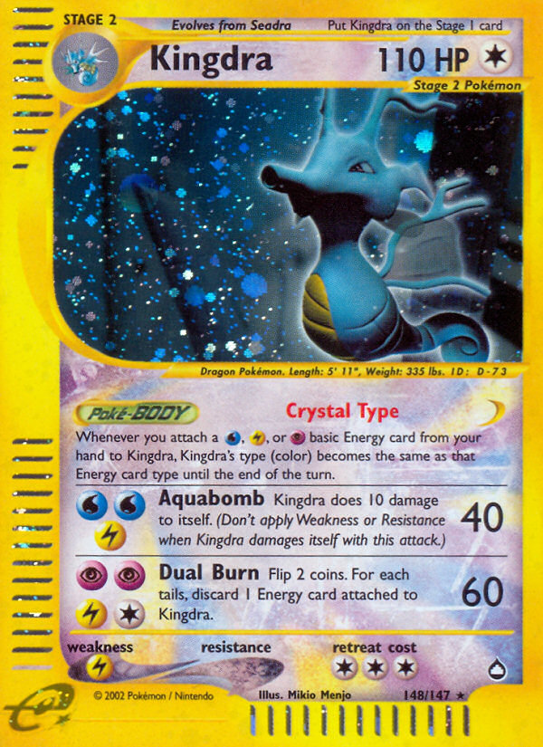 Kingdra (148/147) [Aquapolis] - Comfy Hobbies