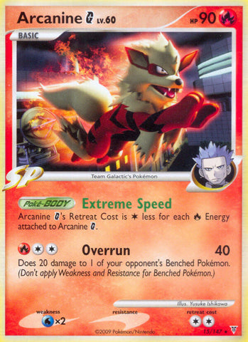 Arcanine G (15/147) (Theme Deck Exclusive) [Platinum: Supreme Victors] - Comfy Hobbies