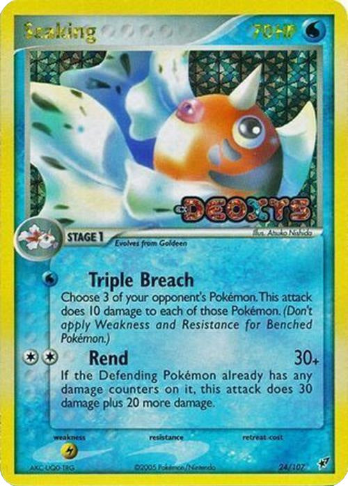 Seaking (24/107) (Stamped) [EX: Deoxys] - Comfy Hobbies
