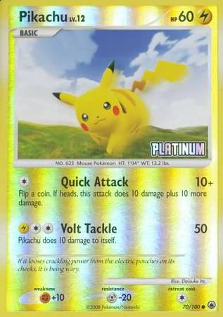 Pikachu (70/100) [Burger King Promos: 2009 Collection] - Comfy Hobbies