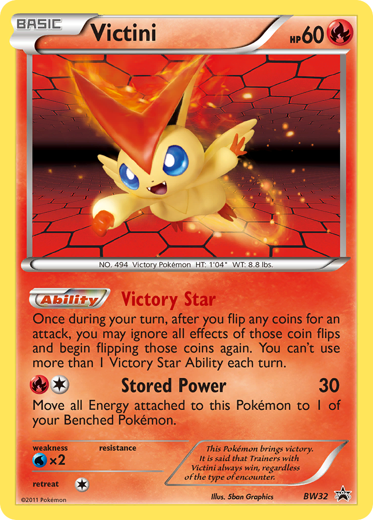 Victini (BW32) [Black & White: Black Star Promos] - Comfy Hobbies