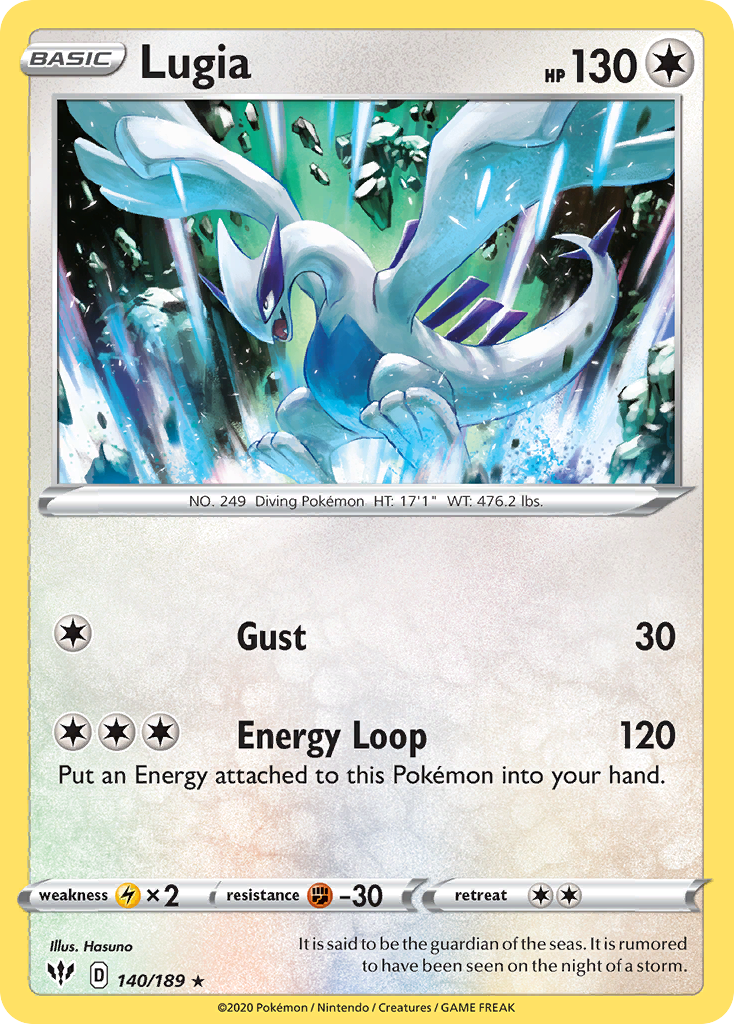 Lugia (140/189) [Sword & Shield: Darkness Ablaze] - Comfy Hobbies