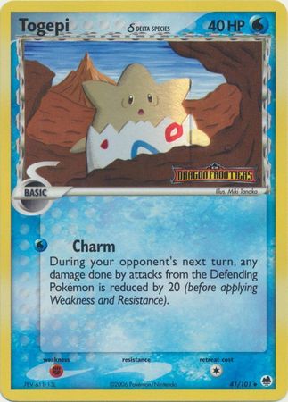 Togepi (41/101) (Delta Species) (Stamped) [EX: Dragon Frontiers] - Comfy Hobbies