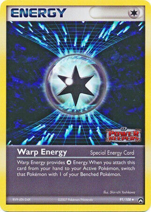 Warp Energy (91/108) (Stamped) [EX: Power Keepers] - Comfy Hobbies