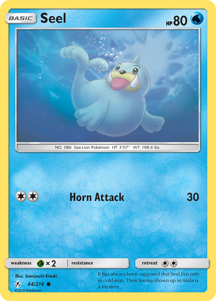 Seel (44/214) [Sun & Moon: Unbroken Bonds] - Comfy Hobbies