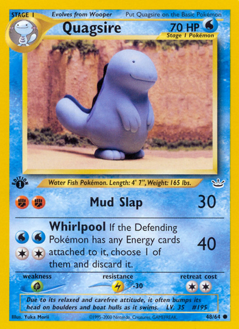 Quagsire (48/64) [Neo Revelation 1st Edition] - Comfy Hobbies