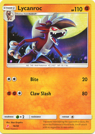 Lycanroc (16/30) [Sun & Moon: Trainer Kit - Lycanroc] - Comfy Hobbies