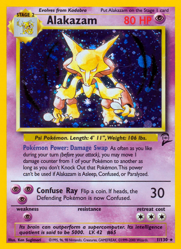 Alakazam (1/130) [Base Set 2] - Comfy Hobbies