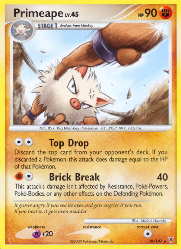 Primeape (39/147) [Platinum: Supreme Victors] - Comfy Hobbies