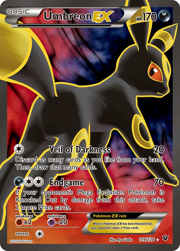 Umbreon EX (119/124) [XY: Fates Collide] - Comfy Hobbies