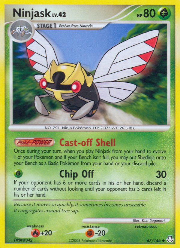 Ninjask (67/146) [Diamond & Pearl: Legends Awakened] - Comfy Hobbies