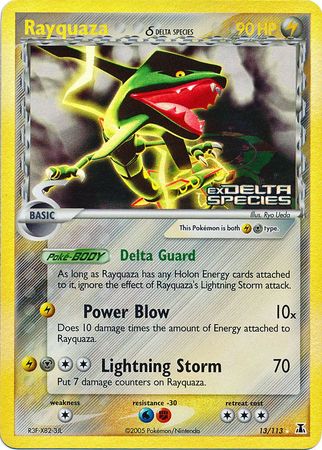 Rayquaza (13/113) (Delta Species) (Stamped) [EX: Delta Species] - Comfy Hobbies
