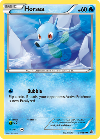 Horsea (30/160) [XY: Primal Clash] - Comfy Hobbies