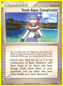 Team Aqua Conspirator (77/95) [EX: Team Magma vs Team Aqua] - Comfy Hobbies
