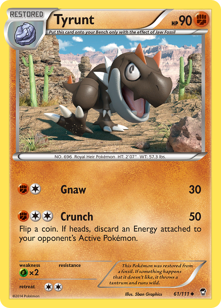 Tyrunt (61/111) [XY: Furious Fists] - Comfy Hobbies