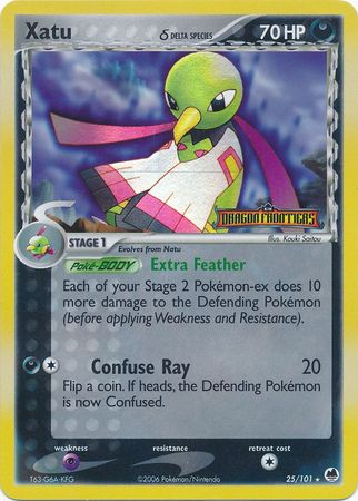 Xatu (25/101) (Delta Species) (Stamped) [EX: Dragon Frontiers] - Comfy Hobbies