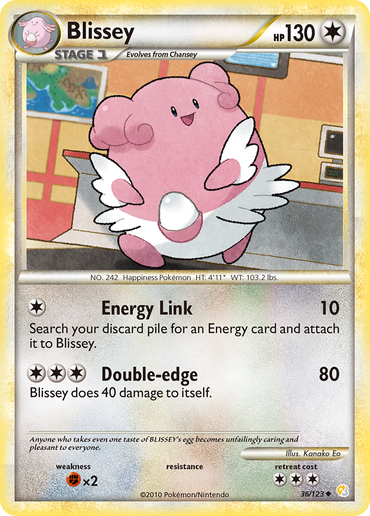 Blissey (36/123) [HeartGold & SoulSilver: Base Set] - Comfy Hobbies