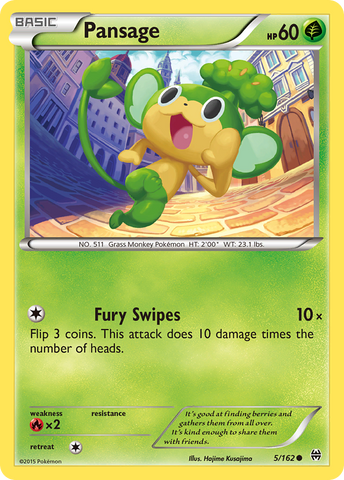 Pansage (5/162) [XY: BREAKthrough] - Comfy Hobbies