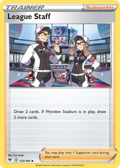 League Staff (153/185) [Sword & Shield: Vivid Voltage] - Comfy Hobbies