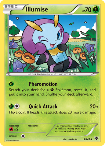 Illumise (9/146) [XY: Base Set] - Comfy Hobbies
