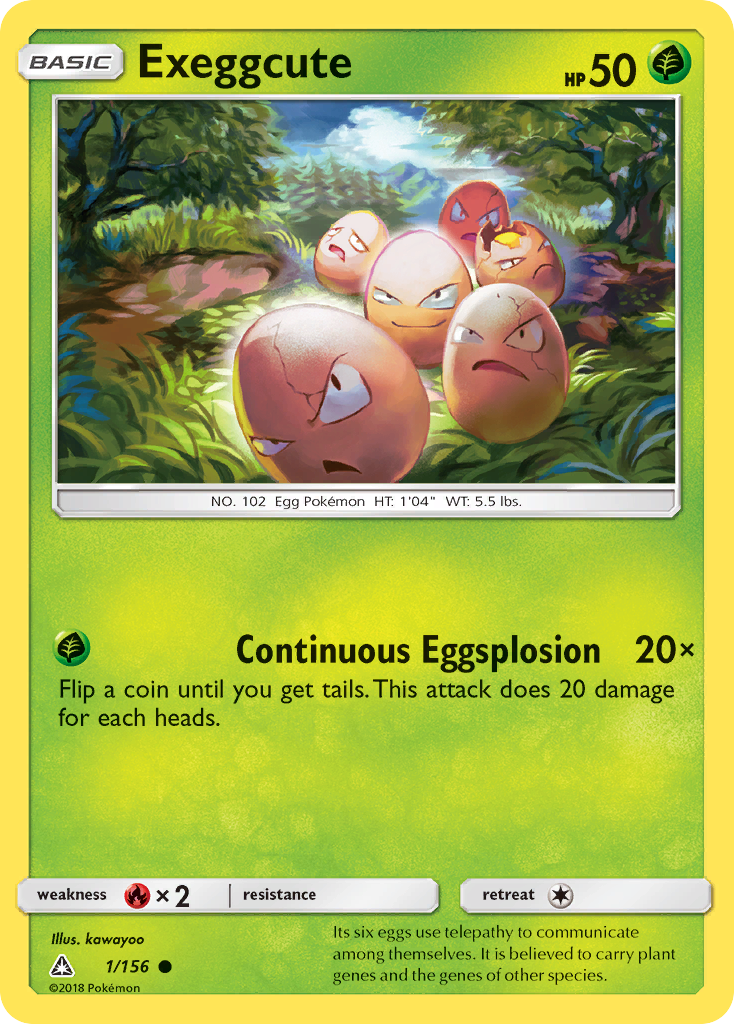Exeggcute (1/156) [Sun & Moon: Ultra Prism] - Comfy Hobbies