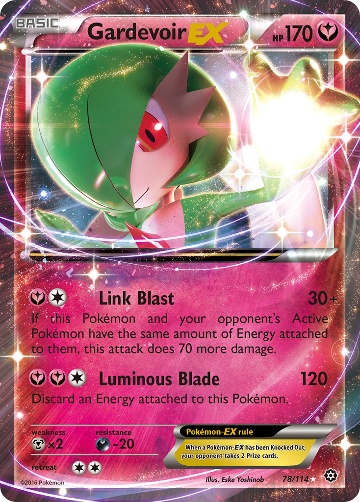 Gardevoir EX (78/114) [XY: Steam Siege] - Comfy Hobbies