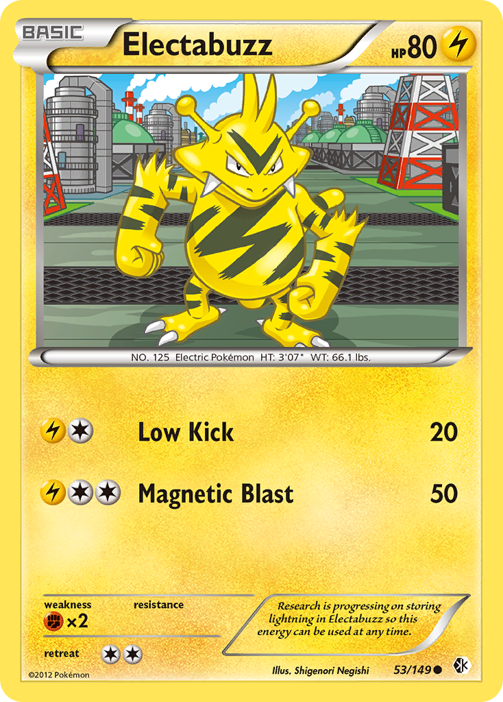 Electabuzz (53/149) [Black & White: Boundaries Crossed] - Comfy Hobbies