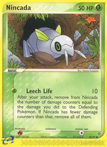 Nincada (68/97) [EX: Dragon] - Comfy Hobbies