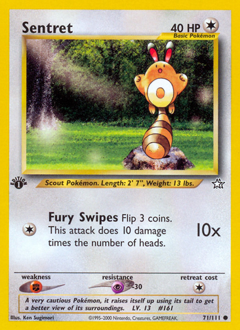 Sentret (71/111) [Neo Genesis 1st Edition] - Comfy Hobbies
