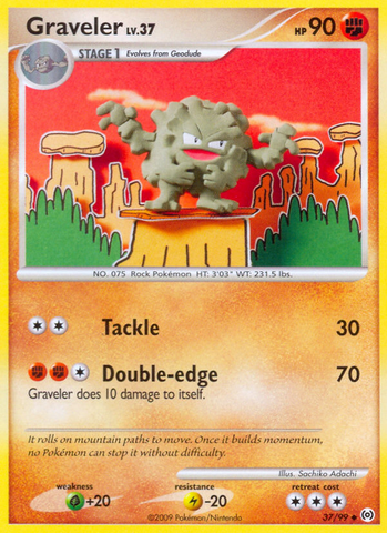 Graveler (37/99) [Platinum: Arceus] - Comfy Hobbies