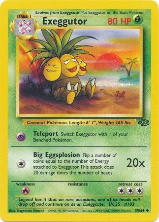 Exeggutor (35/64) [Jungle Unlimited] - Comfy Hobbies
